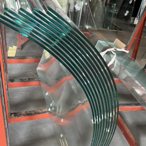 3D verre courbé bâtiment à chaud de pliage clair laminé trempé 6mm 8mm 9mm 10mm verre durci clair enduit de verre
