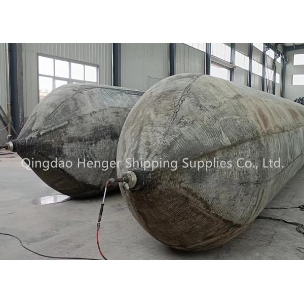 Marine Rubber Airbag with Anti Static Discharge Valve for Flammable Cargo Areas, 0.8-3 M Diameter and 4-25 M Length