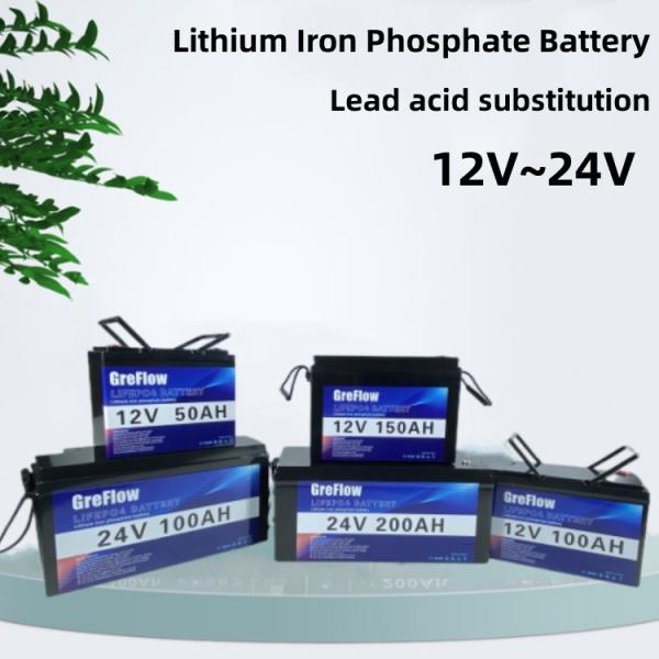 Longa vida da bateria 12v 200ah Smart BMS do volt LiFePo4 da capa de plástico 12 do ODM do OEM