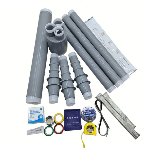 Cold Shrink Termination Terminal Head 4 Core 15kv High Low Voltage Indoor Outdoor Accessories
