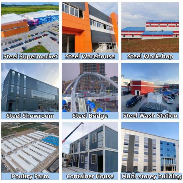 Construcción de estructuras de acero de precisión de varios pisos