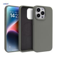 Casque de téléphone en silicone liquide étanche à l'eau Couverture de téléphone portable avec boîtier Magsafe