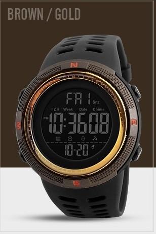À prova de água 3ATM todo o relógio plástico de quartzo do relógio 48mm Lcd de quartzo