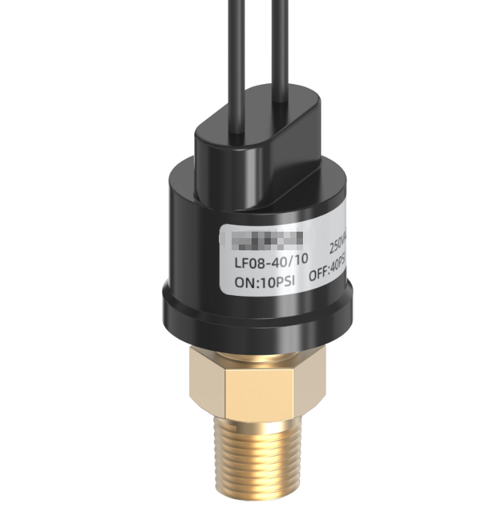 LF08 HVAC IP67 SPDT Smart Pressure Switch 0.2~45bar Range Water Fan Compressor Protection Air Conditioning 250V