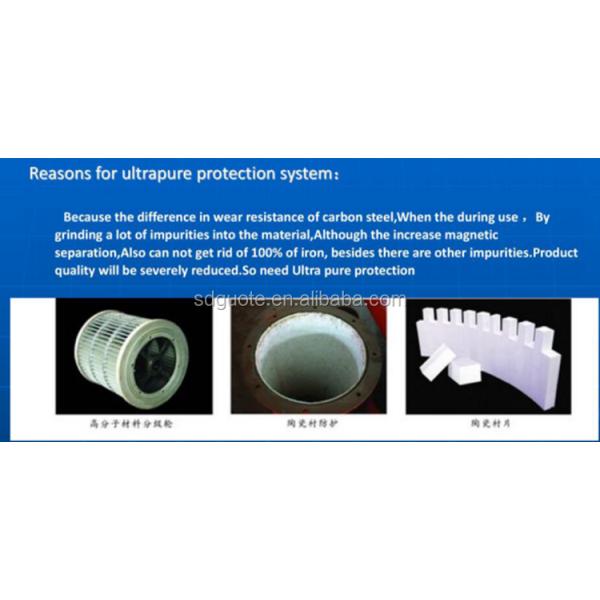 Степпер-моторная минеральная измельчительная машина для линии производства силиковой муки 0,5 микрон