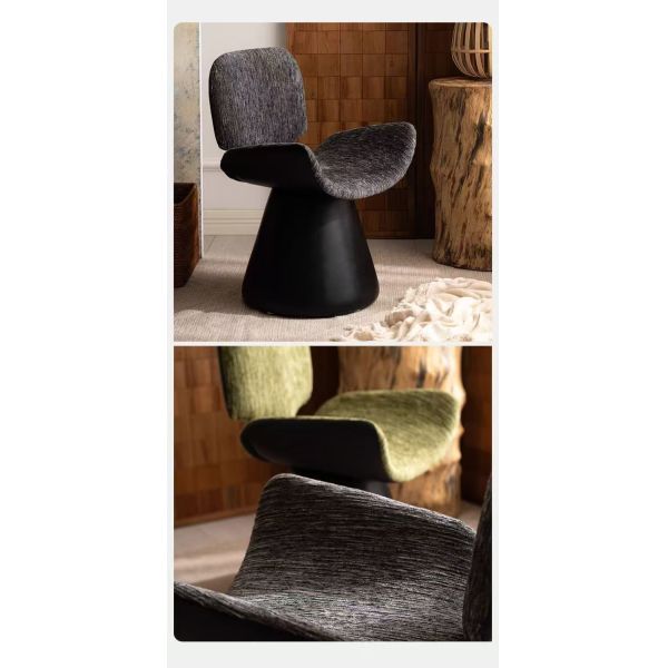 Minimalist Modern Dressing Table Makeup Vanity Chair Creative Backrest Swivel Chair Salon Accent Leisure Home Office Bedroom