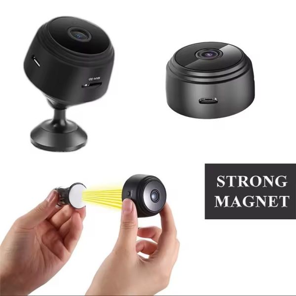 Wireless IP Cameras 1080P WiFi Mini Camera 150 Angle Nanny Cam Night Vision