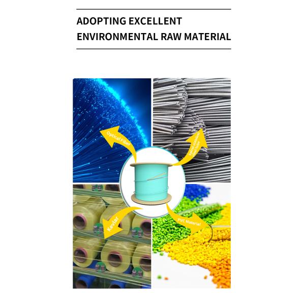 Customized Color Indoor Multi Mode Fiber Optic Cable for Telecom Comunication Network