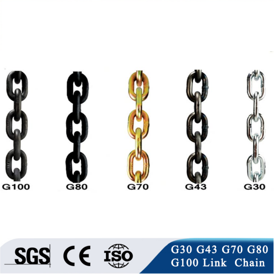 G43 13mm 14mm 16mm 18mm 19mm Thick Link Chains Long Hot Dip Galvanized G80 G100 Welded Chains
