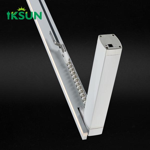 Customize  Electrophoresis LED Electric Curtain Track Light  Linear  Recessed Silent Window Treatment