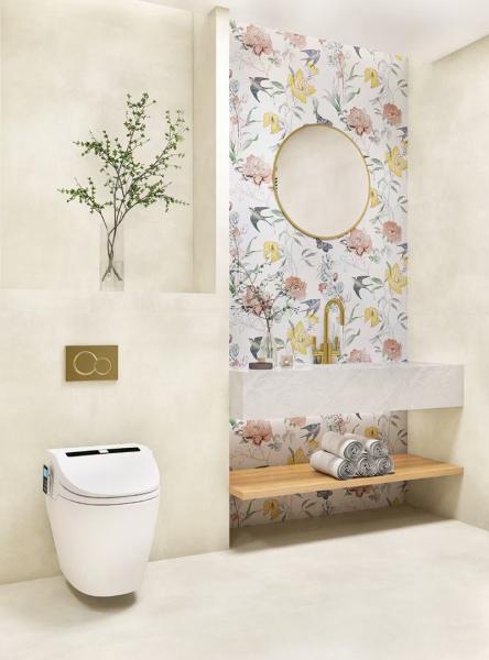 Grade AAA Toilet Flower Tile , 600x1200mm Background Wall And Wall Tile