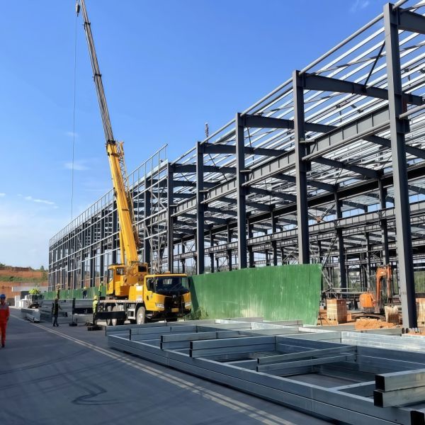 Luxury Modern Prefab Metal Office Buildings Easy Installation Prefabricated Steel House