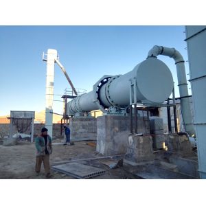 50-150℃ Drying Temperature Rotary Dryers with Electric Motor Gear Reducer for Easy Maintenance Industrial Drying