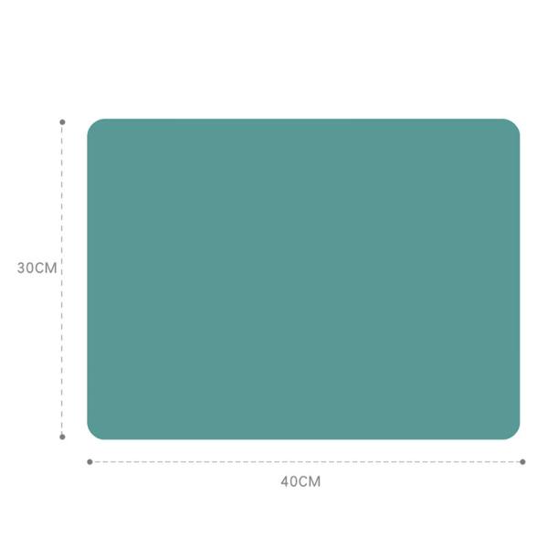 Custom Reusable Drawing BPA Free Non Slip Waterproof Dinner Table Mat Heat Resistant Silicone Placemat