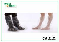La chaussure jetable en plastique couvrent la couverture extérieure et imperméable de botte de pluie pour l'hôpital
