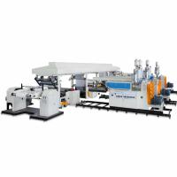 Machine de laminage par extrusion de feuille d'aluminium multi-couche revêtue en PET automatique