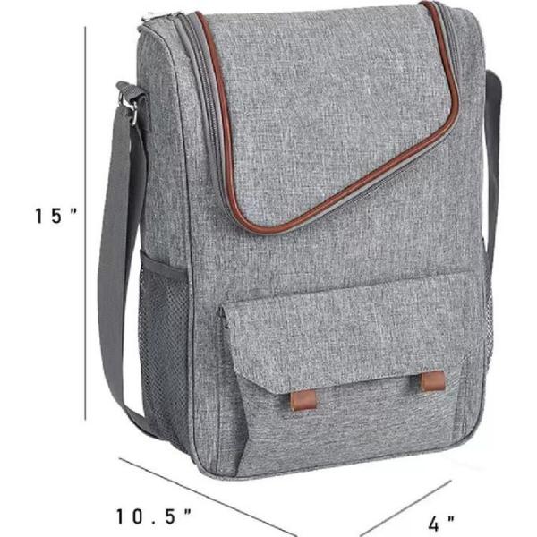 Custom 3 Bottle Wine Carrier Insulated & Leakproof Wine Cooler Bag