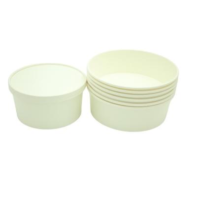 65OZ 2000ml Disposable Bowls For Hot Food Compostable Paper Bowls