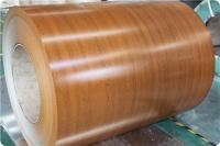 bobine en aluminium de la feuille 3D enduite par modèle en bois pour la porte de volet de rouleau en métal