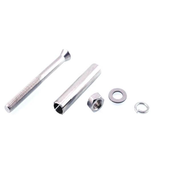 Expansion Anchor bolts  M6-M20 with  Hex Nut / Washers / Expansion Sleeve  Silver Color