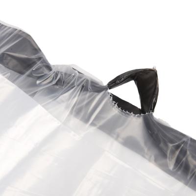 Customized Logo OEM Large Trash Bags With Drawstring Handle HDPE Material Structure
