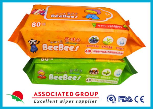 Plant Vera Series  Baby Wet Tissue Big Sticker For Hand & Body Cleaning