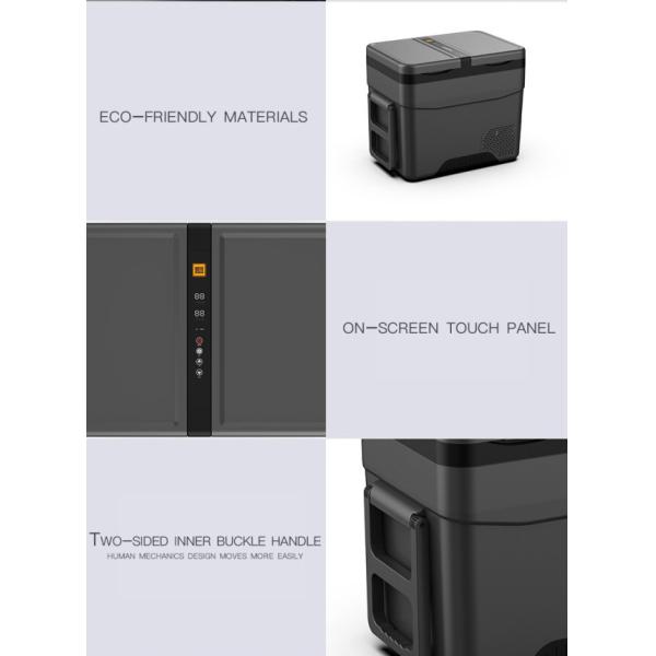 Холодильник замораживателя автомобиля холодильника DC12V комнаты вагонетки двойным установленный автомобилем