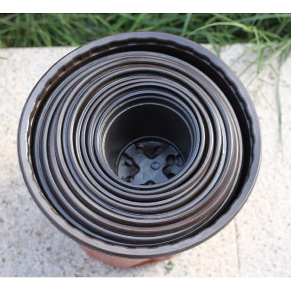 Macetas plásticas ligeras de 1 galón el 18.5cm para el almácigo del puerro