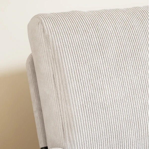 Japanese Two-seater Sofa Chair for Sitting and Lying on, Corduroy Fabric Bed