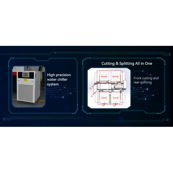SCHOTT Automatic Low-Loss Material Optical Glass Cutting Machine with Speed ≤500mm/s