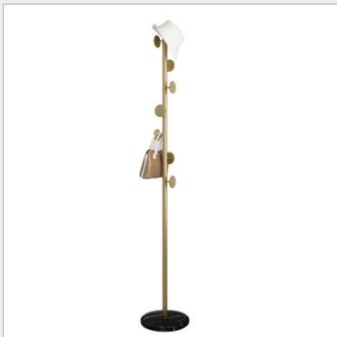 Corrosion Proof Gold 170cm Height Steel Clothes Rack