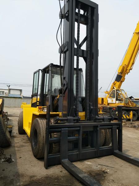 16 T Used Diesel Hyster Used Diesel Forklift Truck 2275 Mm Drive Tread Width