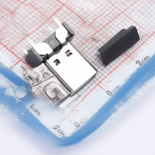 Type C 24 Pin Female Connector Vertical Surface Mount FG FG ST C 24P VT SMT 15 0 15 Millimeter Height