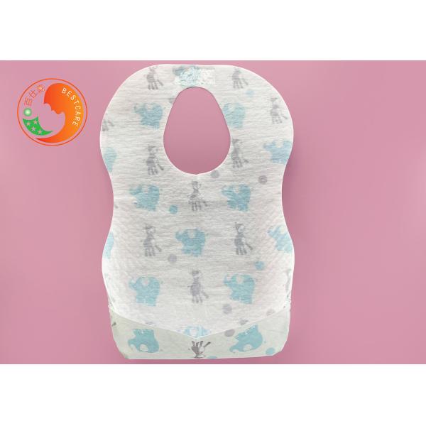 Eating Disposable Baby Bibs ECO Friendly Neck Adjustable Non Washable Bibs Disposable
