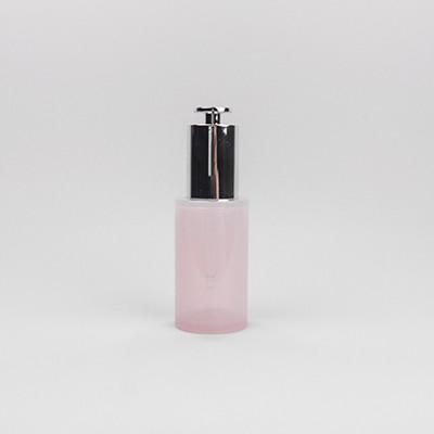 Customizable 30ml PETG Pink Dropper Bottles  Dropper Container With Press Top Dropper