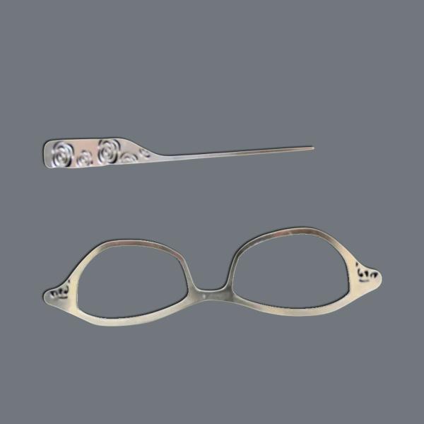 Chemical Etching Stainless Steel Metal Glasses Frame with High Durability