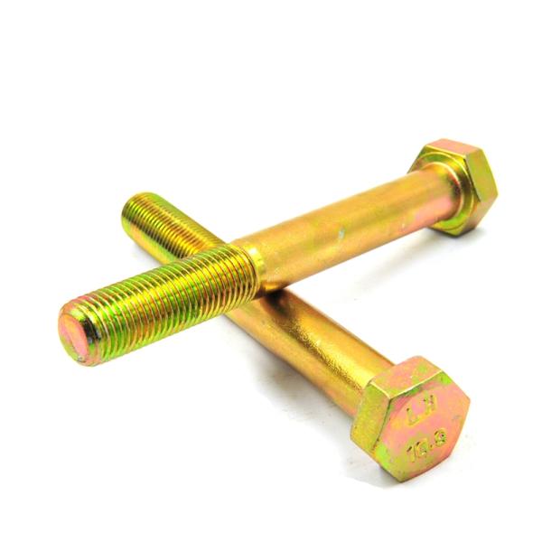 Yellow Zinc DIN933 Stainless Steel Fasteners ANSI 4.8 Stainless Sheet Metal Screws