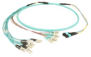 12/24C Mpo Trunk Cable , Low Loss Mtp Trunk Cable With High Return Loss