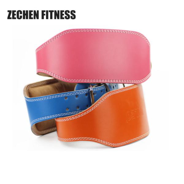 Weightlifting Back Waist Support Gym Suede Leather Power Lifting Belt
