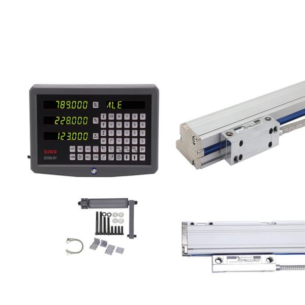 SDS6-3VF RS232-C Output LED Lathe Machine DRO Digital Readout Kit Durable With Linear Encoder