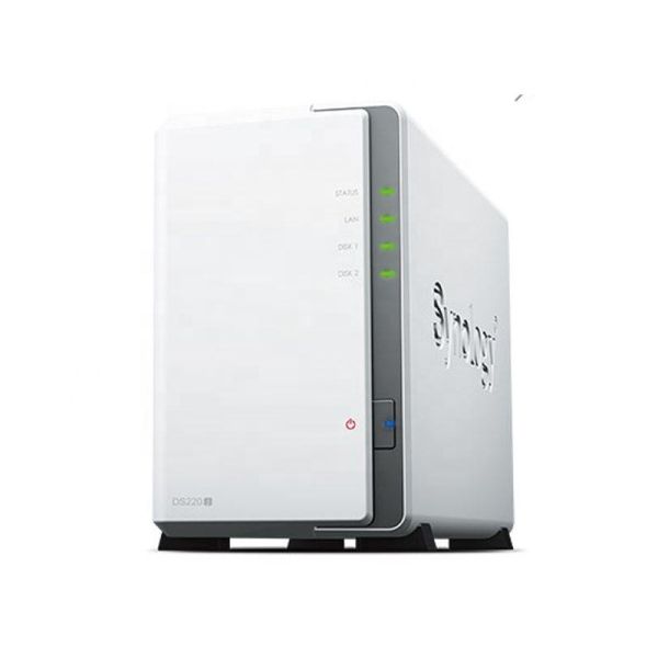 DS220j Network Storage NAS with 32TB Capacity 1GbE Network Port and USB 3.0 Ports