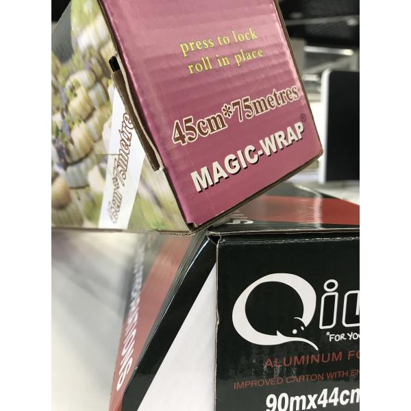 Recyclable Eco Friendly Food Packaging Aluminum Foil Wrap Custom Logo