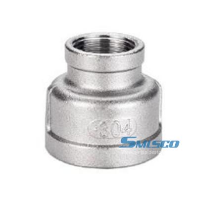 ASTM A351 316 Acero inoxidable de fundición de acoplamiento reductor de clase 150 BSP roscado