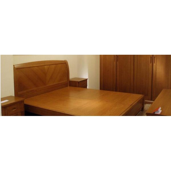 Decorative  Wood Veneer Acoustic Panels Eco Friendly Brown Color