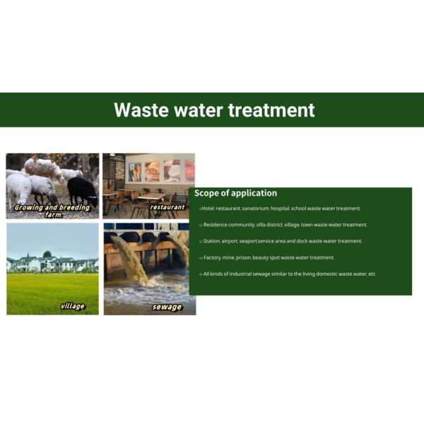 50t/D Package Waste Water Treatment Plant Device of Environment Protection
