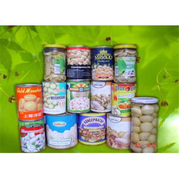Stainless Steel Industrial Food Canning Equipment For Mushroom Processing