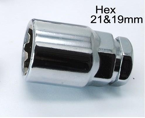 Replacement Locking Wheel Nuts 5 Spline Hex For Land Range Rover Sport LR3
