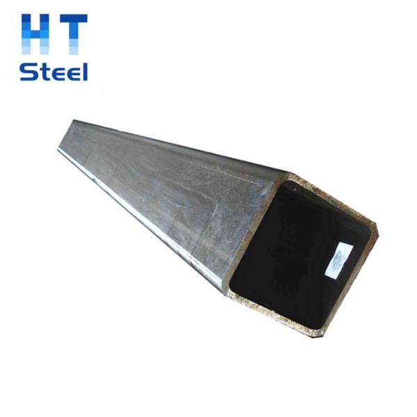 API Black Stainless Steel Rectangular Tube Q215 Stainless Steel Hollow Section 12.75 Mm