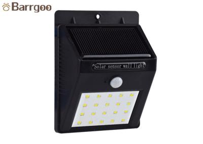 2W Garden Solar Powered LED Wall Light , Solar Wall Light With Motion Sensor IP65