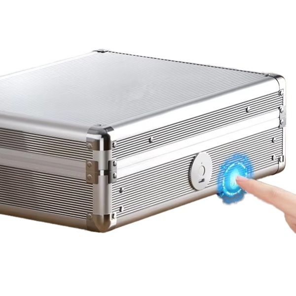 Key Storage Fingerprint Suitcase Safe Box Office & Home Document Jewelry Storage